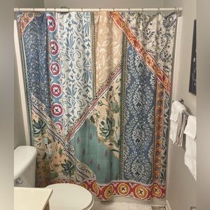 Anthropologie Aurelie Cotton Shower Curtain Size: 72x72